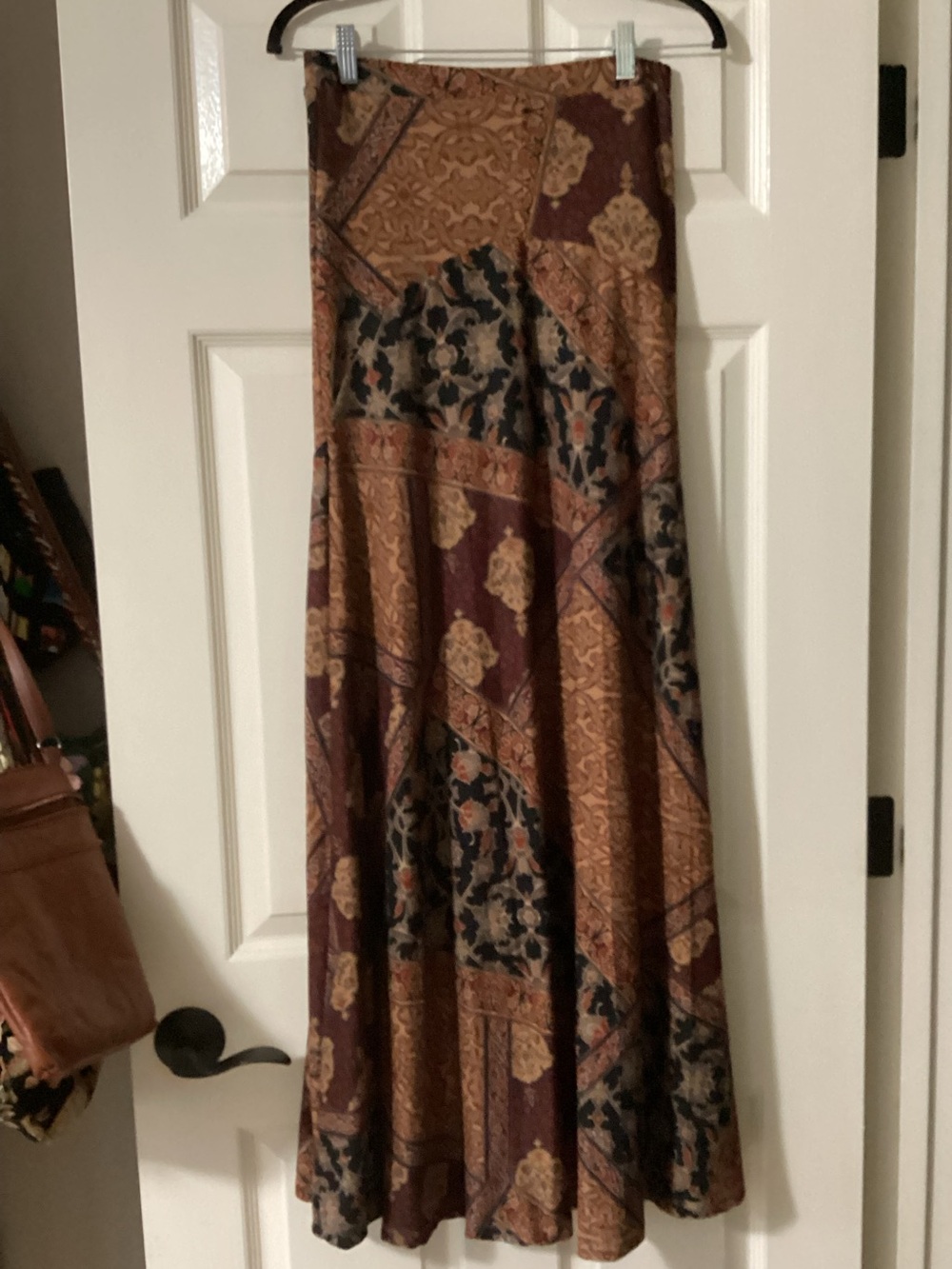 ( SOLD ) Boho Fall Maxi Skirt by Cotton Candy